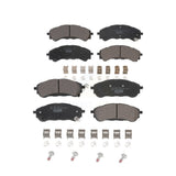 Front Rear Ceramic Brake Pads Kit For 2019-2022 Ford Ranger KTC-100696