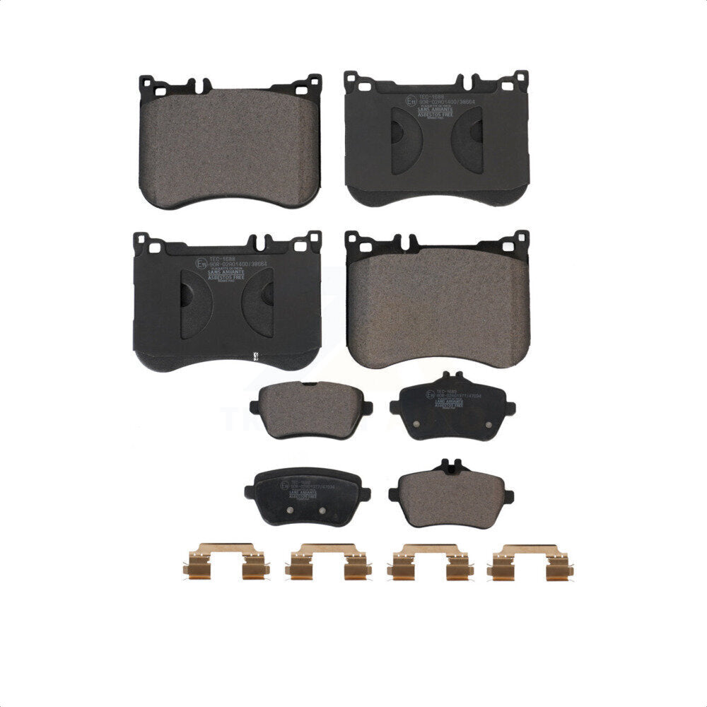 Front Rear Ceramic Brake Pads Kit For Mercedes-Benz S550 S560 S450 SL400 S550e KTC-100699