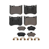 Front Rear Ceramic Brake Pads Kit For Mercedes-Benz S550 S560 S450 SL400 S550e KTC-100699