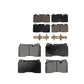 Front Rear Ceramic Brake Pads Kit For Chevrolet Corvette Camaro KTC-100701
