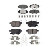 Front Rear Ceramic Brake Pads Kit For Toyota Corolla Prius Prime KTC-100706