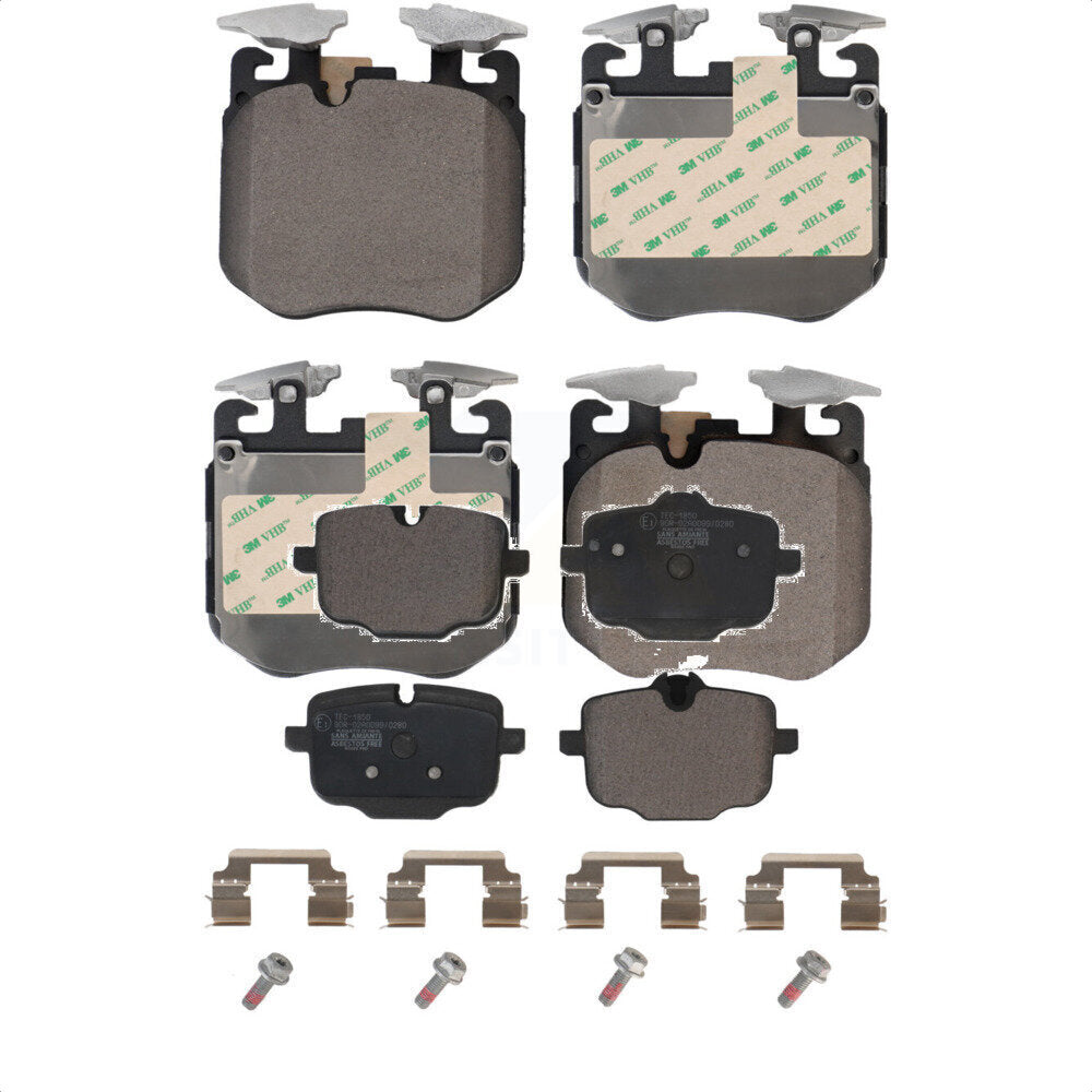 Front Rear Ceramic Brake Pads Kit For BMW X5 540i xDrive X7 750i M550i 740i 740e X6 Alpina B7 840i Gran Coupe 750Li KTC-100711