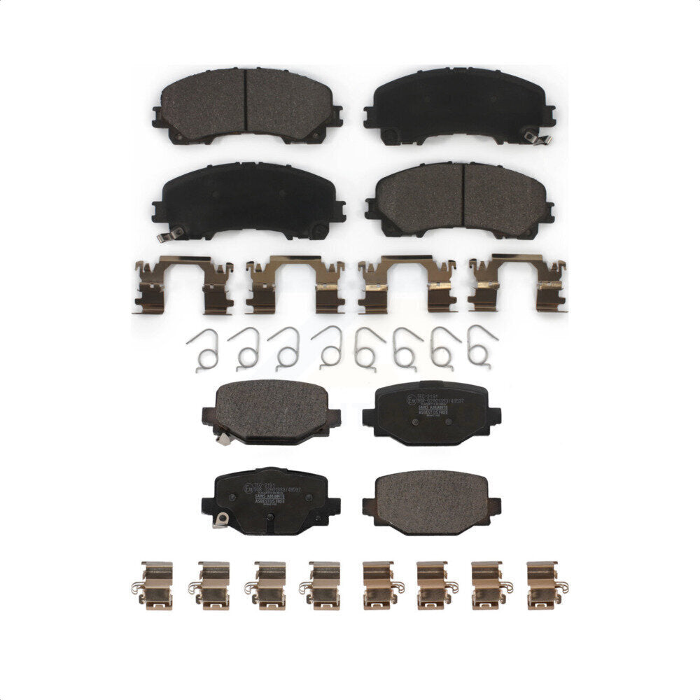 Front Rear Ceramic Brake Pads Kit For INFINITI QX50 QX55 KTC-100717