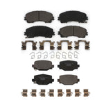 Front Rear Ceramic Brake Pads Kit For INFINITI QX50 QX55 KTC-100717