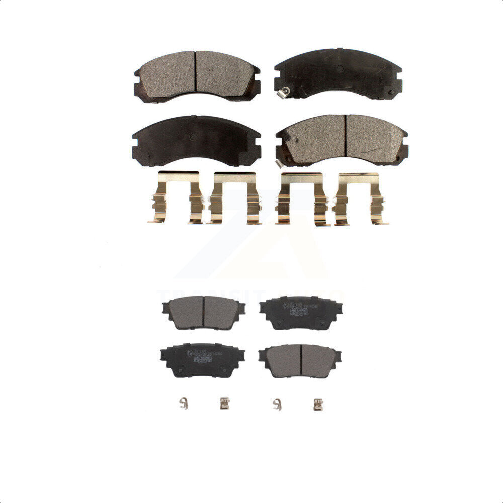 Front Rear Ceramic Brake Pads Kit For Mitsubishi Outlander PHEV KTC-100719