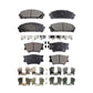 Front Rear Ceramic Brake Pads Kit For 2022 Toyota Camry TRD With Manual Parking KTC-100723