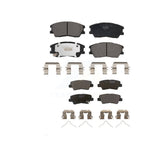 Front Rear Ceramic Brake Pads Kit For 2020-2022 Kia Soul Turbocharged KTC-100726