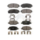 Front Rear Ceramic Brake Pads Kit For 2020-2022 Honda CR-V FULL HYBRID EV-GAS (FHEV) engine KTC-100730