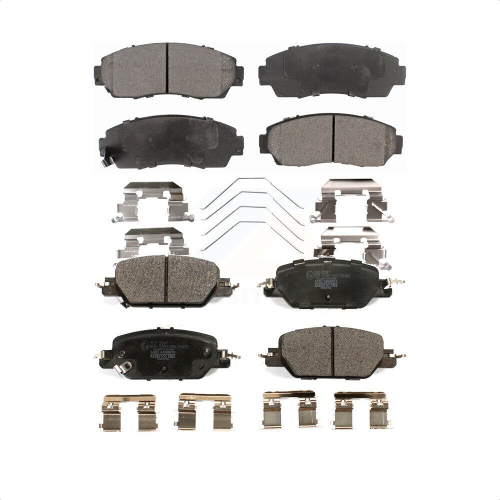 Front Rear Ceramic Brake Pads Kit For 2020-2022 Honda CR-V FULL HYBRID EV-GAS (FHEV) engine KTC-100730