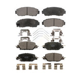 Front Rear Ceramic Brake Pads Kit For 2020-2022 Honda CR-V FULL HYBRID EV-GAS (FHEV) engine KTC-100730