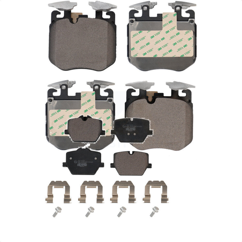 Front Rear Ceramic Brake Pads Kit For BMW M340i xDrive M440i With Red Painted Calipers KTC-100738