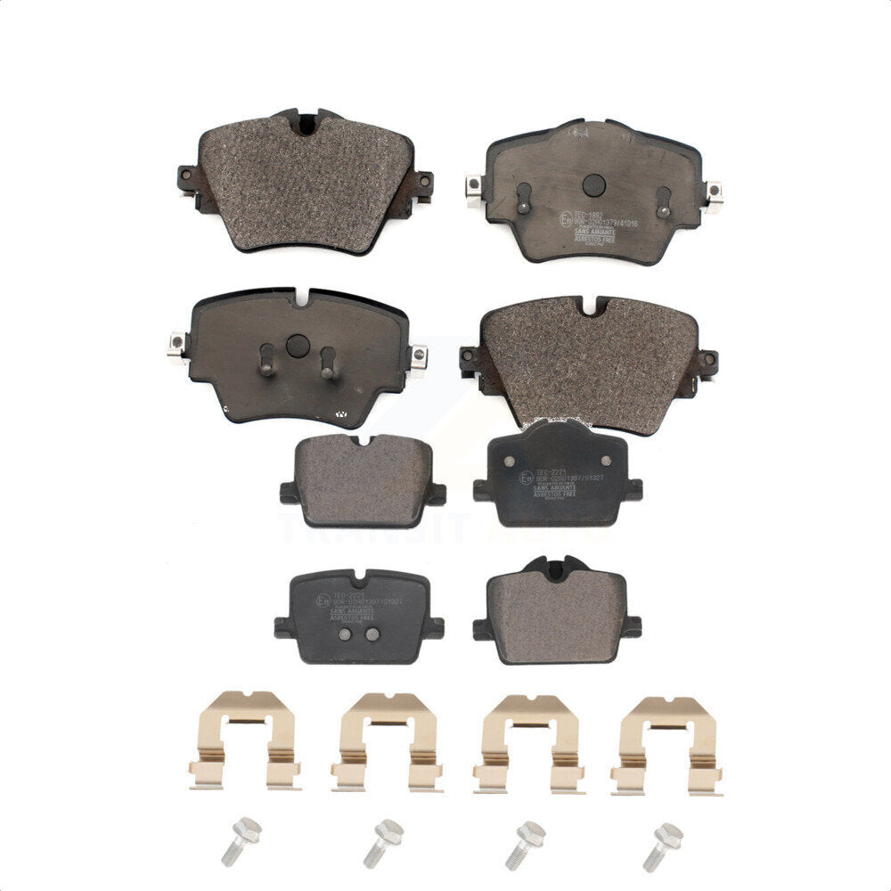 Front Rear Ceramic Brake Pads Kit For BMW Z4 230i 330i 430i xDrive Without Blue Painted Calipers KTC-100739