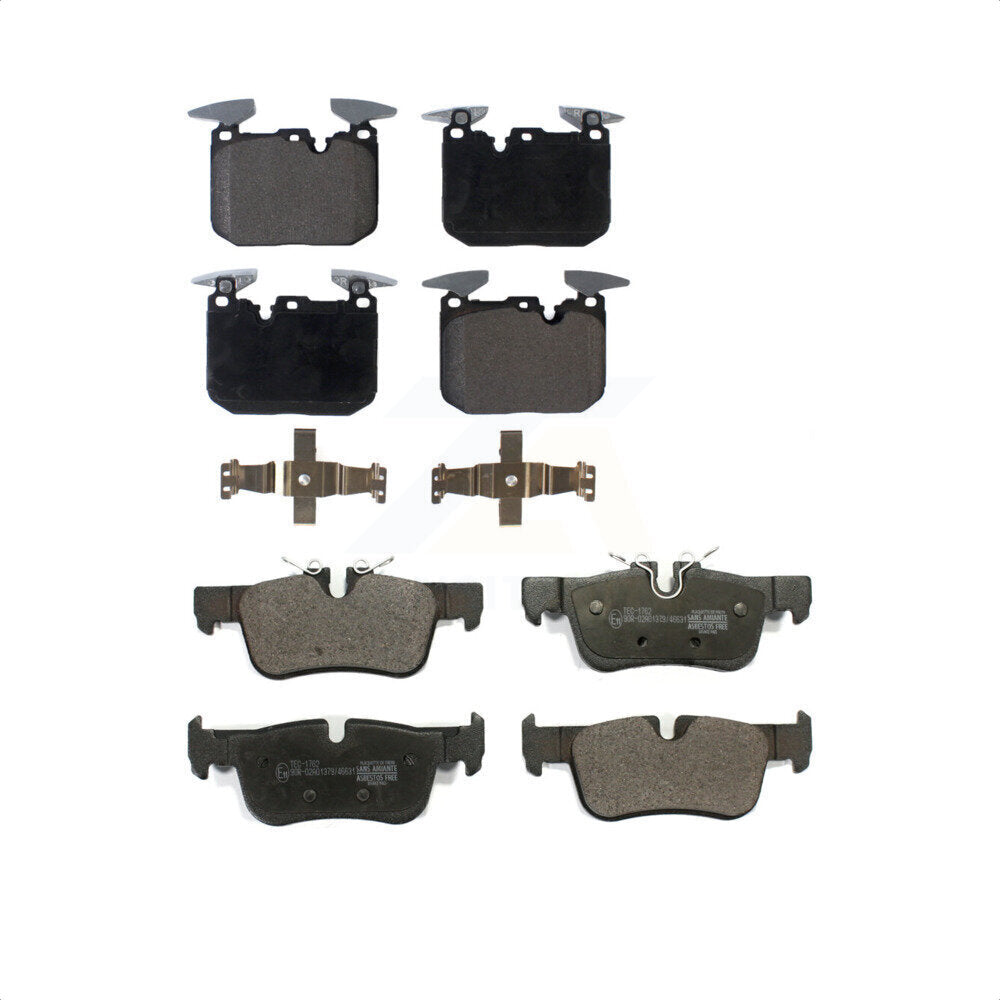 Front Rear Ceramic Brake Pads Kit For 2020-2022 BMW 228i xDrive Gran Coupe With Blue Painted Calipers KTC-100744