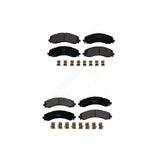 Front Rear Ceramic Brake Pads Kit For 2019-2022 Ram 3500 With Dual Wheels KTC-100752
