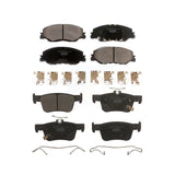 Front Rear Ceramic Brake Pads Kit For 2022 Honda Civic LX Sport EX EX-L Touring KTC-100765