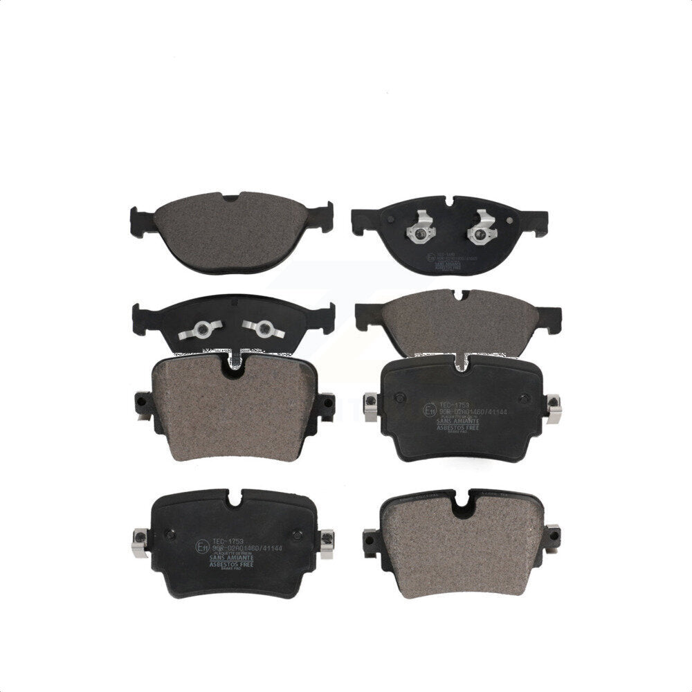 Front Rear Ceramic Brake Pads Kit For 2018-2019 Jaguar XJ 5.0L KTC-100767
