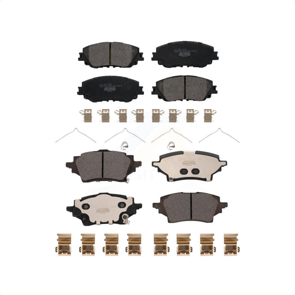 Front Rear Ceramic Brake Pads Kit For 2019 Toyota C-HR From 06 2018 Vehicles Manufactured In Japan KTC-100769
