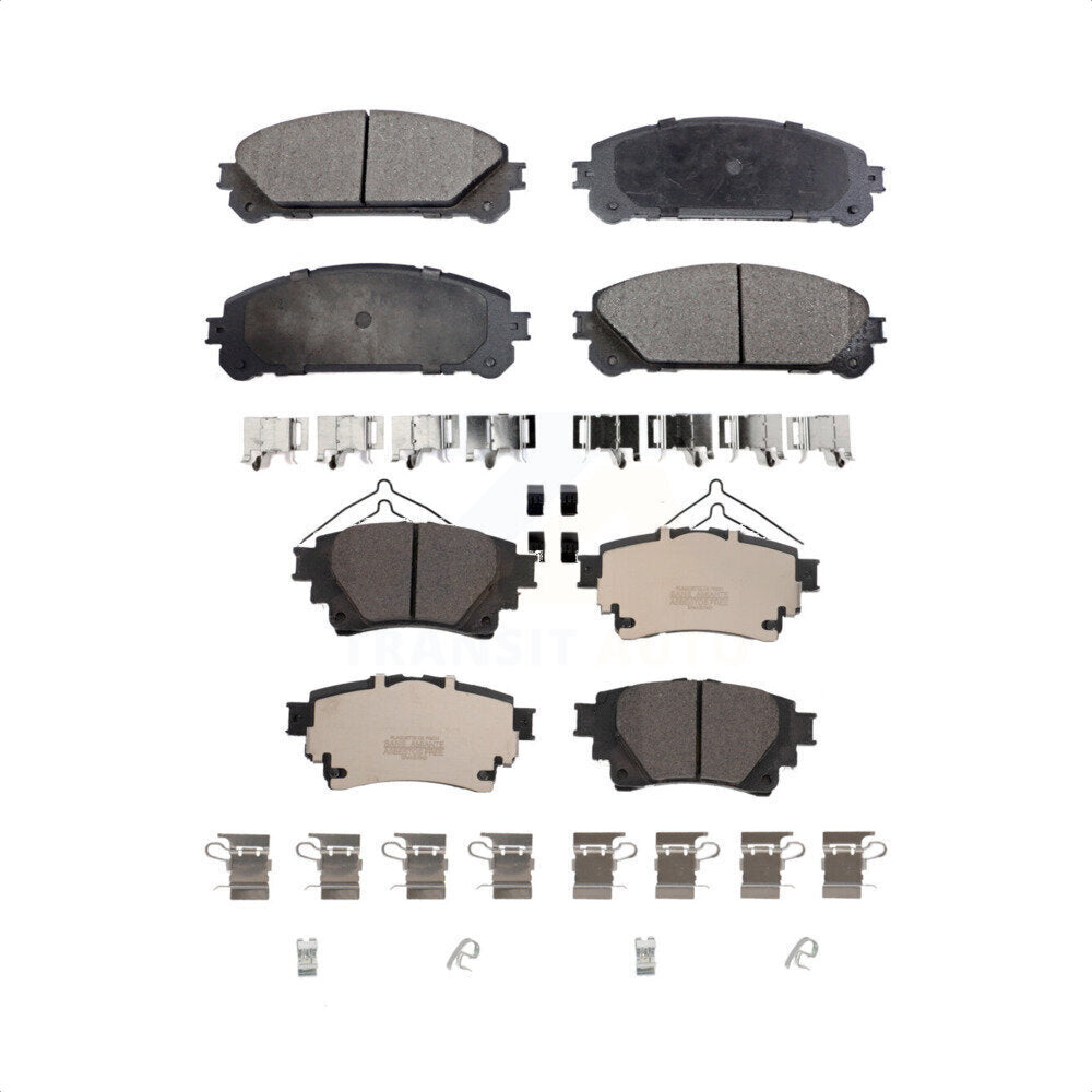 Front Rear Ceramic Brake Pads Kit For 2020 Toyota Highlander With Electric Parking KTC-100774