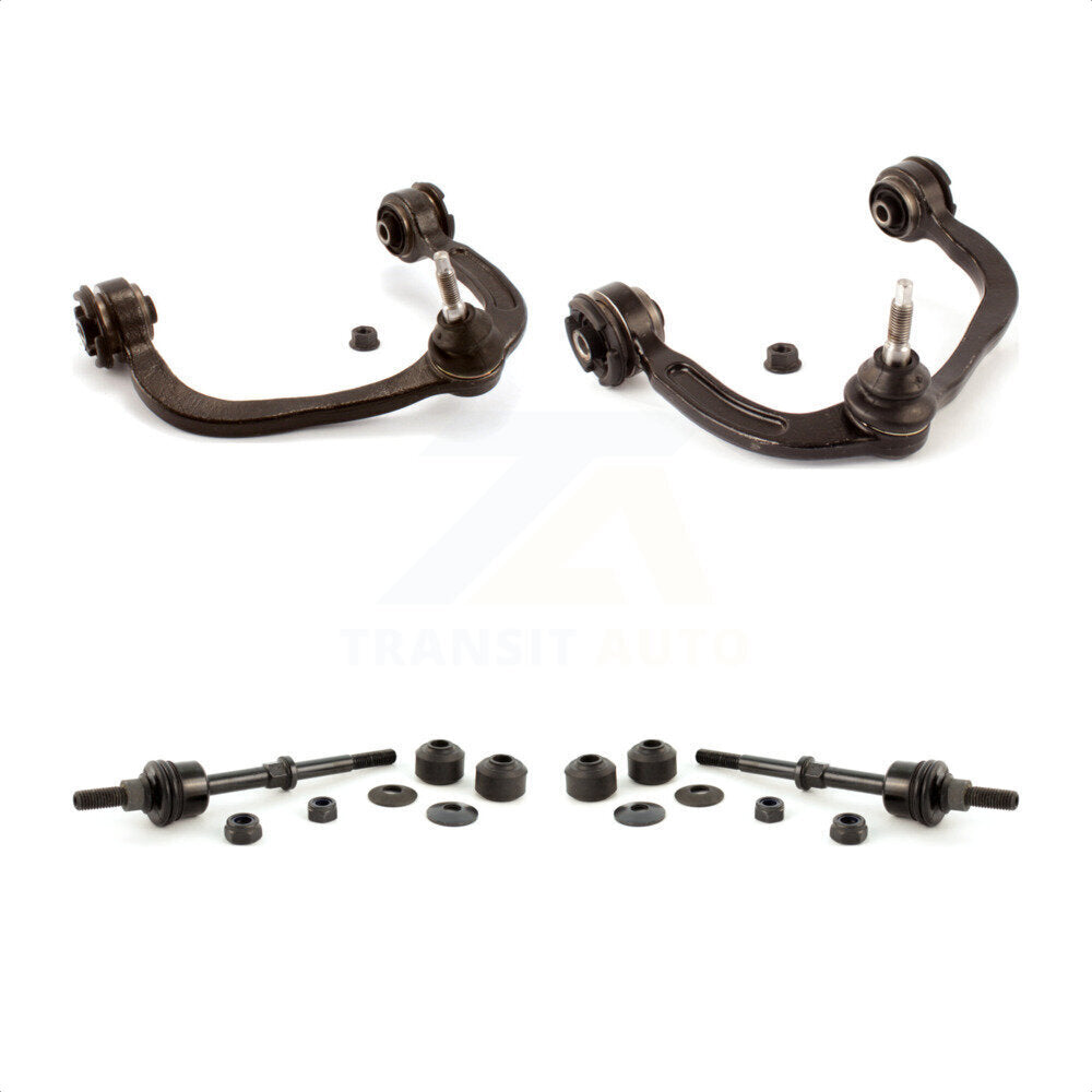 Front Suspension Control Arm And Ball Joint Assembly Stabilizer Bar Link Kit For Ford F-150 Lincoln Mark LT RWD KTR-100039