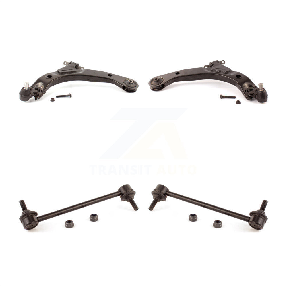 Front Suspension Control Arm And Ball Joint Assembly Stabilizer Bar Link Kit For 2010 Chevrolet HHR Turbocharged With FE1 9.86" Center to Length KTR-100079