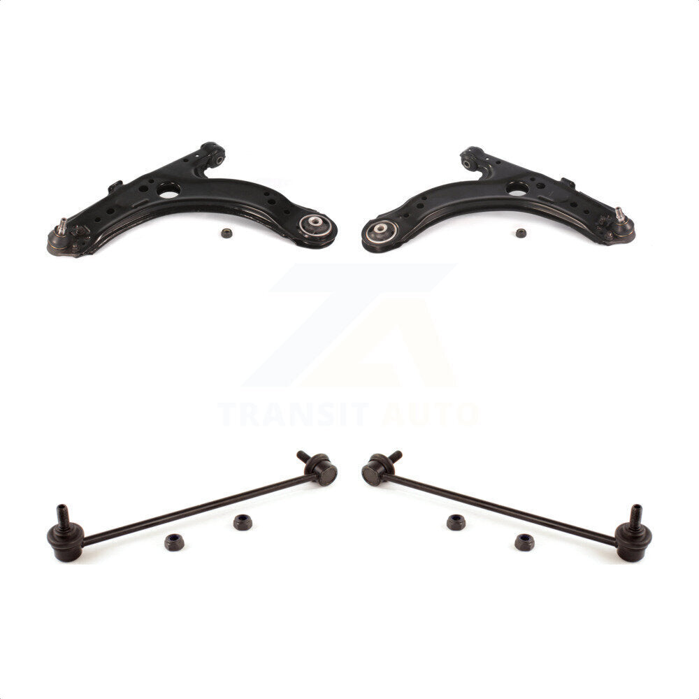 Front Suspension Control Arm And Ball Joint Assembly Stabilizer Bar Link Kit For 2005 Volkswagen Jetta A4 body code 7th 8th Digit Of VIN Is "1K" KTR-100124