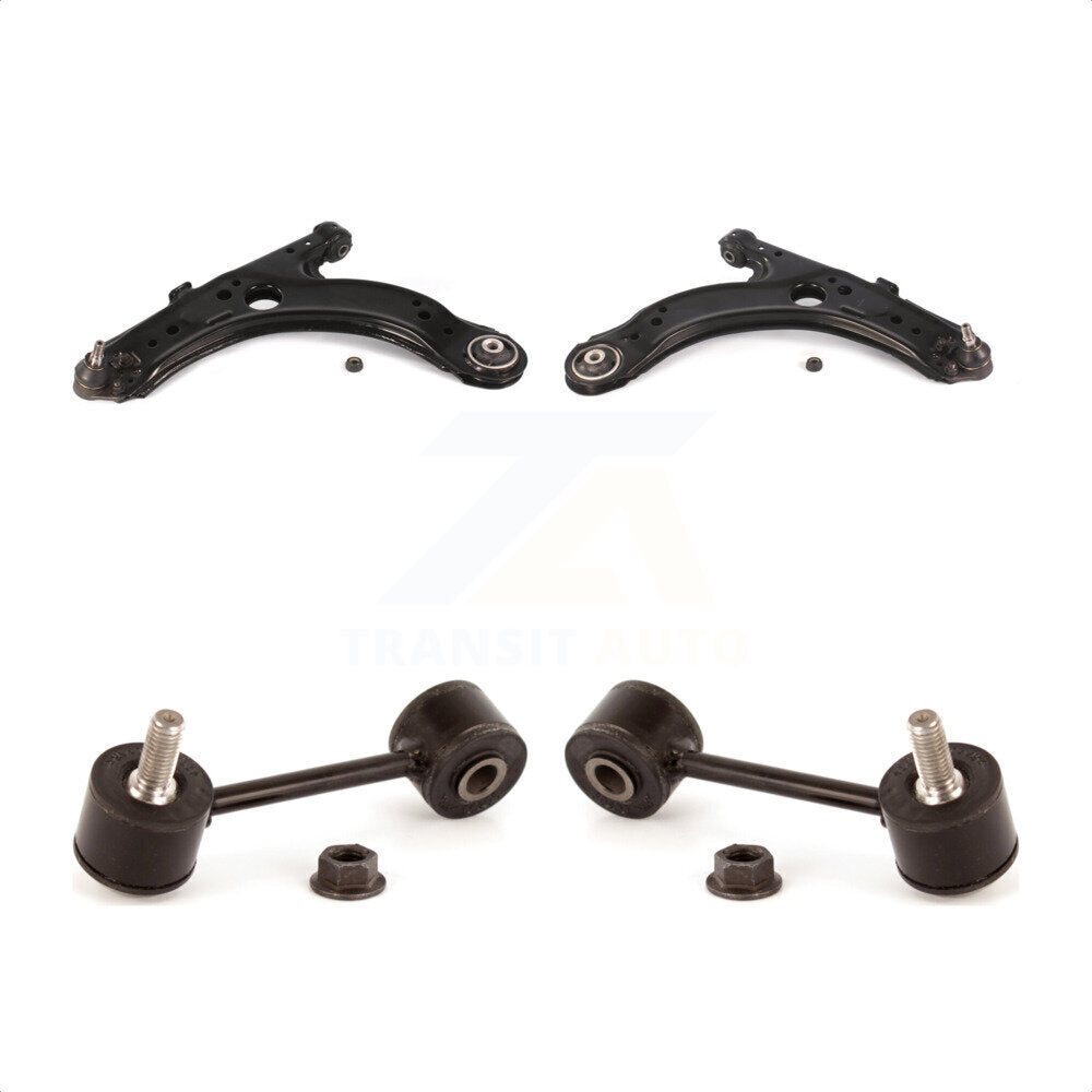 Front Suspension Control Arm And Ball Joint Assembly Stabilizer Bar Link Kit For Volkswagen Jetta Beetle Golf KTR-100125