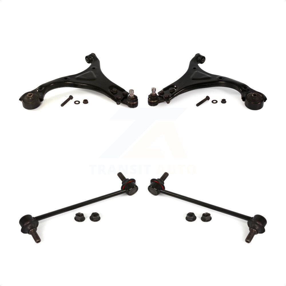 Front Suspension Control Arm And Ball Joint Assembly Stabilizer Bar Link Kit For 2012-2013 Hyundai Sonata GL GLS 10.63" Center To Length KTR-100161