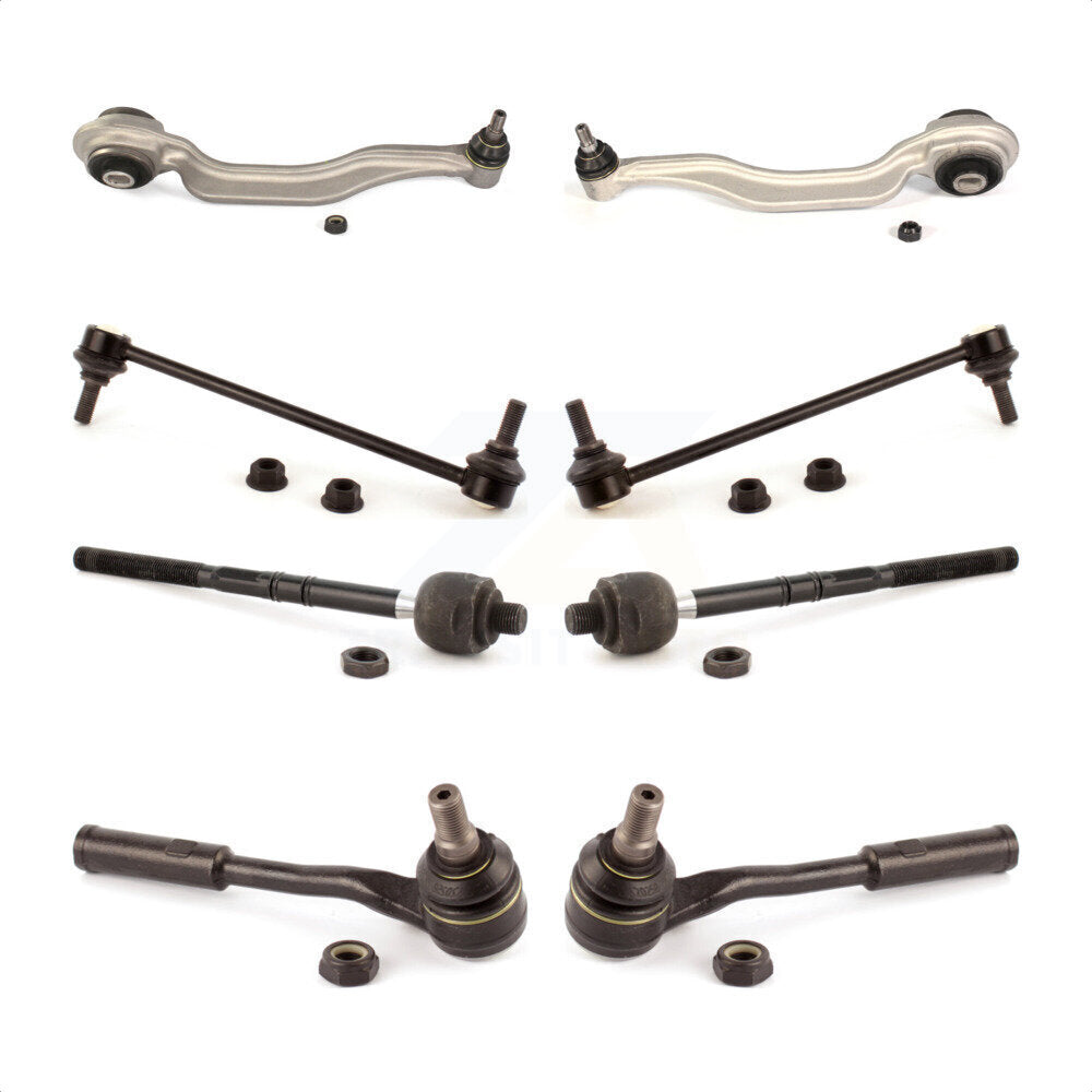 Front Suspension Control Arm And Ball Joint Assembly Steering Tie Rod End Stabilizer Bar Link Kit (8Pc) For 2005-2006 Mercedes-Benz SL55 AMG KTR-100328