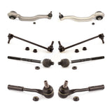 Front Suspension Control Arm And Ball Joint Assembly Steering Tie Rod End Stabilizer Bar Link Kit (8Pc) For 2005-2006 Mercedes-Benz SL55 AMG KTR-100328