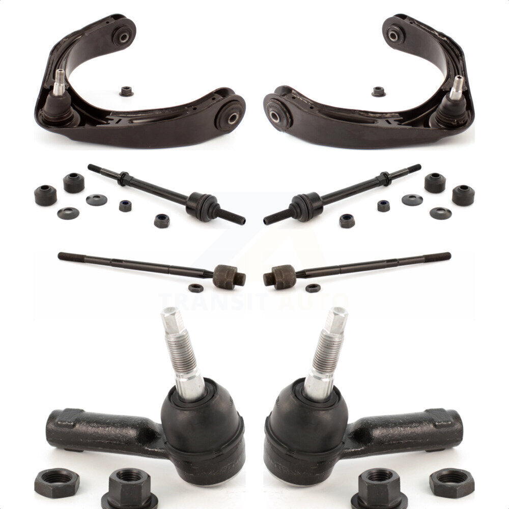 Front Suspension Control Arm And Ball Joint Assembly Steering Tie Rod End Stabilizer Bar Link Kit (8Pc) For 2006-2008 Dodge Ram 1500 4WD With 5 Lug Wheels KTR-100334