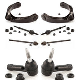 Front Suspension Control Arm And Ball Joint Assembly Steering Tie Rod End Stabilizer Bar Link Kit (8Pc) For 2006-2008 Dodge Ram 1500 4WD With 5 Lug Wheels KTR-100334