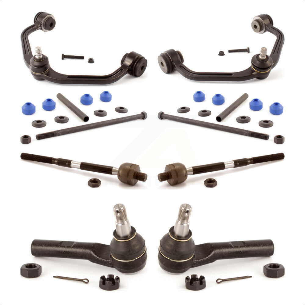 Front Suspension Control Arm And Ball Joint Assembly Steering Tie Rod End Stabilizer Bar Link Kit (8Pc) For Mazda B2300 B3000 KTR-100346