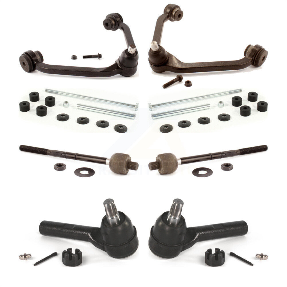 Front Suspension Control Arm And Ball Joint Assembly Steering Tie Rod End Stabilizer Bar Link Kit (8Pc) For Ford Explorer Sport Trac KTR-100347