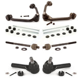 Front Suspension Control Arm And Ball Joint Assembly Steering Tie Rod End Stabilizer Bar Link Kit (8Pc) For Ford Explorer Sport Trac KTR-100347