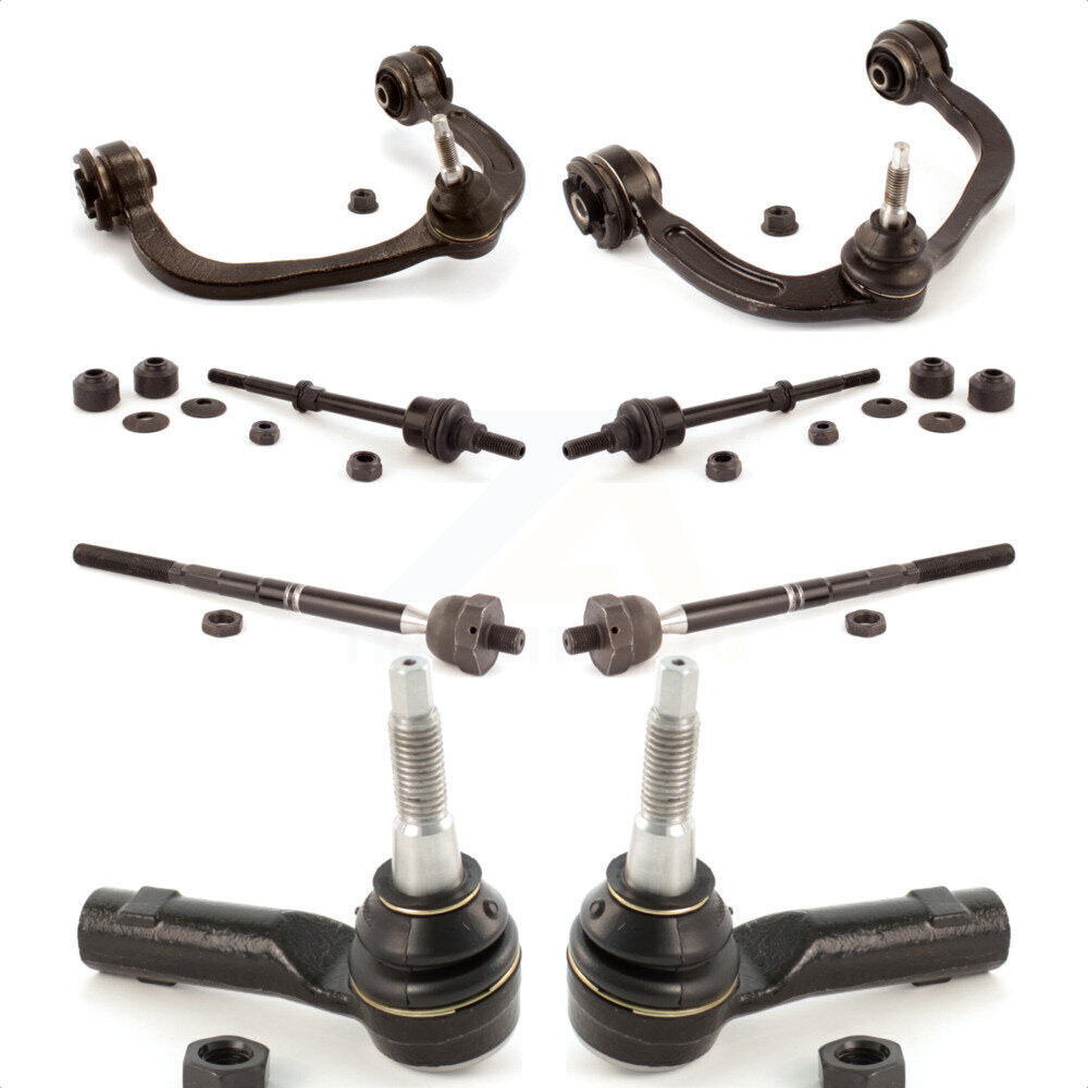 Front Suspension Control Arm And Ball Joint Assembly Steering Tie Rod End Stabilizer Bar Link Kit (8Pc) For Ford F-150 4WD KTR-100354