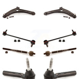 Front Suspension Control Arm And Ball Joint Assembly Steering Tie Rod End Stabilizer Bar Link Kit (8Pc) For Jeep Patriot Compass Dodge Caliber KTR-100360