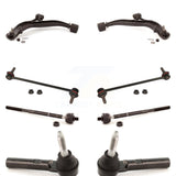 Front Suspension Control Arm And Ball Joint Assembly Steering Tie Rod End Stabilizer Bar Link Kit (8Pc) For Dodge Chrysler Grand Caravan Town & Country Voyager KTR-100362