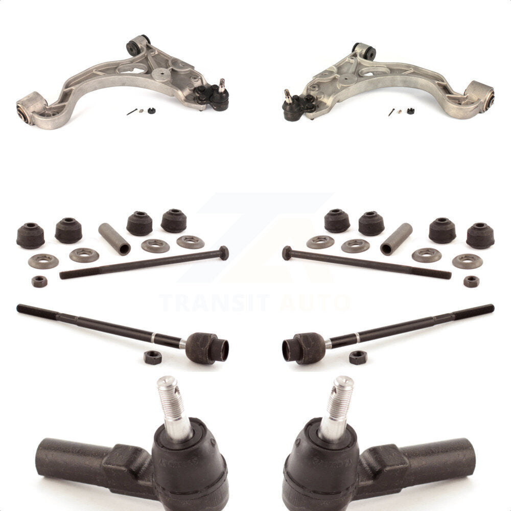 Front Suspension Control Arm And Ball Joint Assembly Steering Tie Rod End Stabilizer Bar Link Kit (8Pc) For Pontiac Bonneville Buick Park Avenue Oldsmobile Aurora KTR-100369