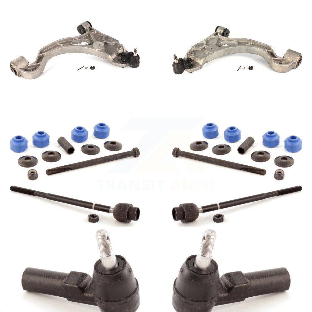 Front Suspension Control Arm And Ball Joint Assembly Steering Tie Rod End Stabilizer Bar Link Kit (8Pc) For Pontiac Bonneville Buick Park Avenue Oldsmobile Aurora KTR-100372