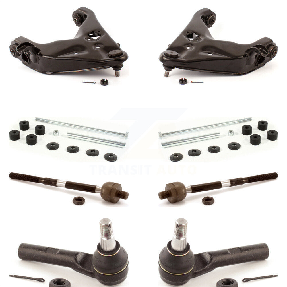 Front Suspension Control Arm And Ball Joint Assembly Steering Tie Rod End Stabilizer Bar Link Kit (8Pc) For Ford Ranger Explorer Mazda Mercury Mountaineer B3000 B4000 B2500 KTR-100375