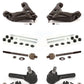 Front Suspension Control Arm And Ball Joint Assembly Steering Tie Rod End Stabilizer Bar Link Kit (8Pc) For Ford Explorer Sport Trac KTR-100377