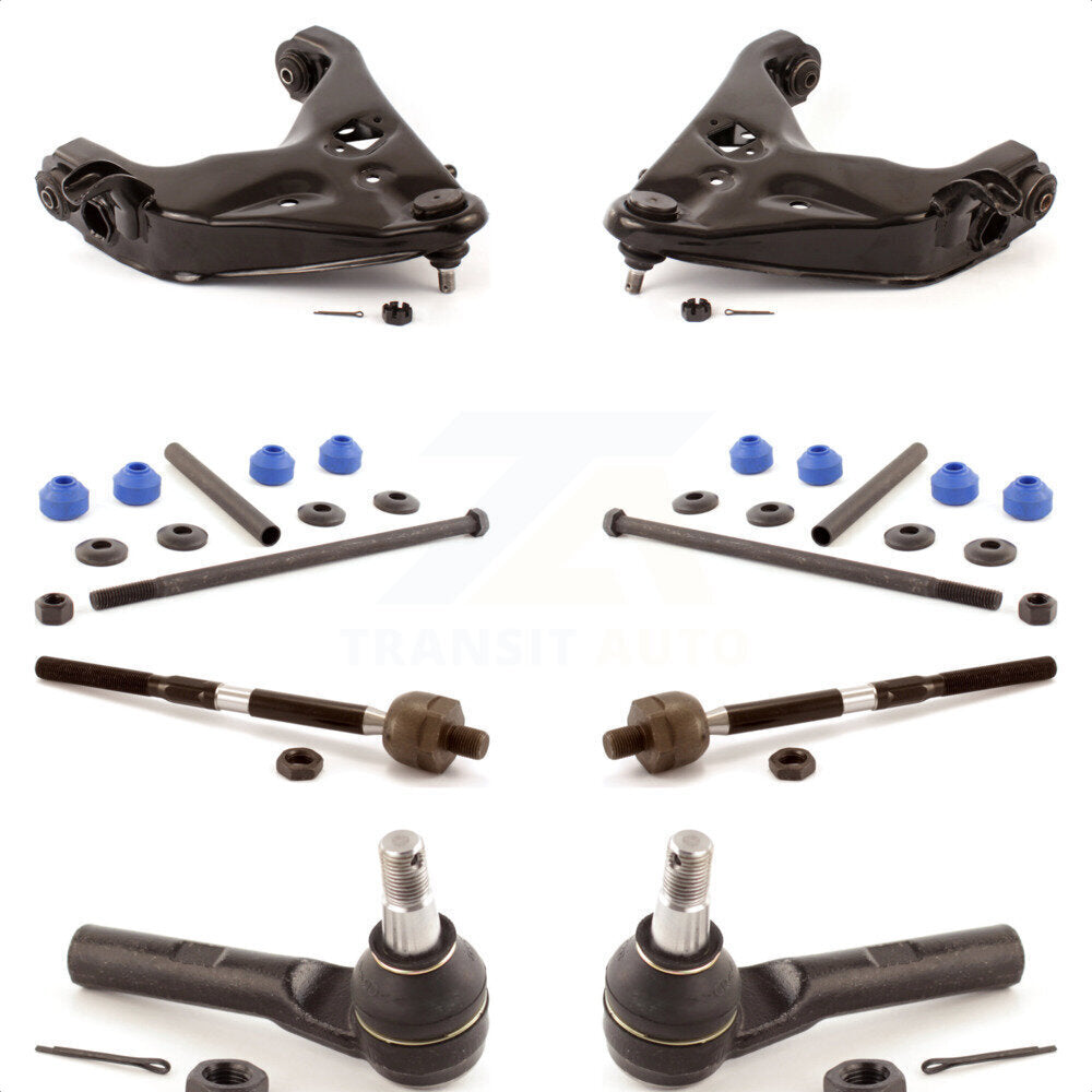 Front Suspension Control Arm And Ball Joint Assembly Steering Tie Rod End Stabilizer Bar Link Kit (8Pc) For Ford Ranger Explorer Mazda Mercury Mountaineer B3000 B4000 B2500 KTR-100378