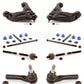 Front Suspension Control Arm And Ball Joint Assembly Steering Tie Rod End Stabilizer Bar Link Kit (8Pc) For Mazda B3000 B4000 KTR-100379