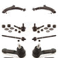 Front Suspension Control Arm And Ball Joint Assembly Steering Tie Rod End Stabilizer Bar Link Kit (8Pc) For Nissan Sentra KTR-100386
