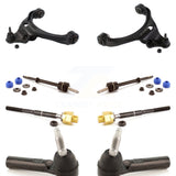 Front Suspension Control Arm And Ball Joint Assembly Steering Tie Rod End Stabilizer Bar Link Kit (8Pc) For Dakota Dodge Mitsubishi Raider Ram KTR-100395