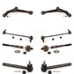 Front Suspension Control Arm And Ball Joint Assembly Steering Tie Rod End Stabilizer Bar Link Kit (8Pc) For Honda Odyssey KTR-100398