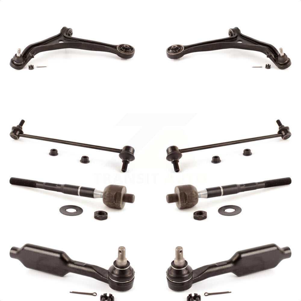 Front Suspension Control Arm And Ball Joint Assembly Steering Tie Rod End Stabilizer Bar Link Kit (8Pc) For 2005-2009 Honda Odyssey Touring KTR-100399