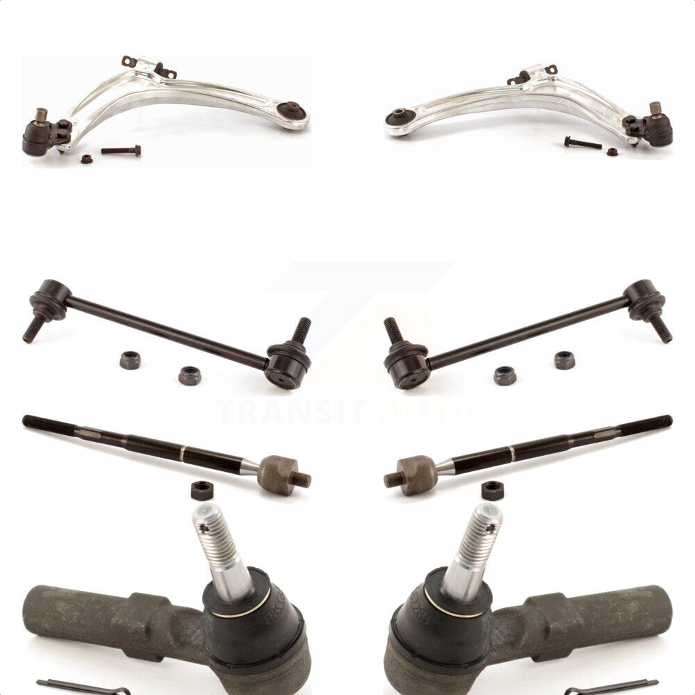 Front Suspension Control Arm And Ball Joint Assembly Steering Tie Rod End Stabilizer Bar Link Kit (8Pc) For Chevrolet HHR Pontiac G5 Pursuit KTR-100409