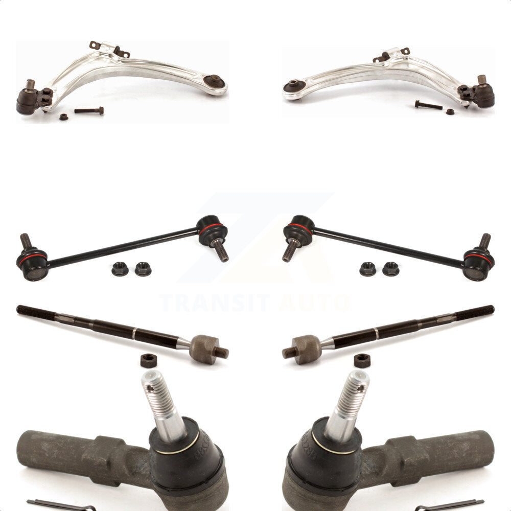 Front Suspension Control Arm And Ball Joint Assembly Steering Tie Rod End Stabilizer Bar Link Kit (8Pc) For Chevrolet HHR With FE5 KTR-100410