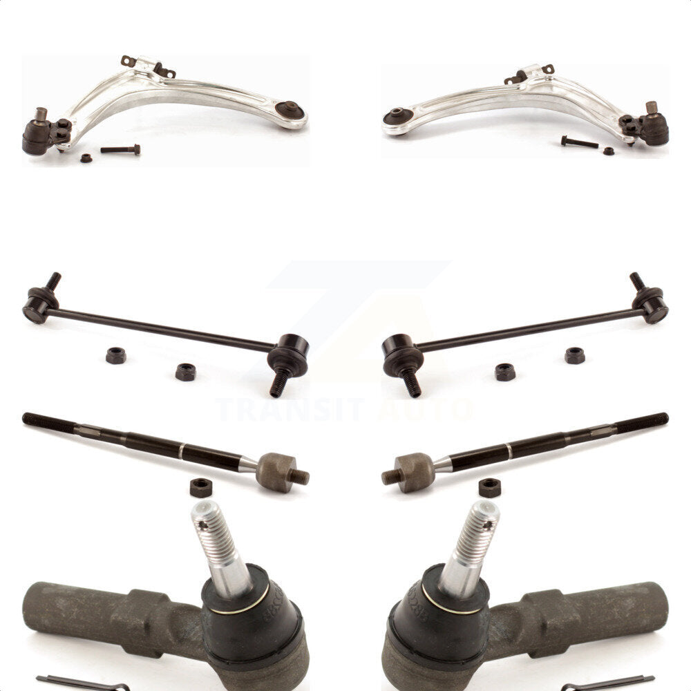 Front Suspension Control Arm And Ball Joint Assembly Steering Tie Rod End Stabilizer Bar Link Kit (8Pc) For Chevrolet HHR Pontiac Pursuit KTR-100411